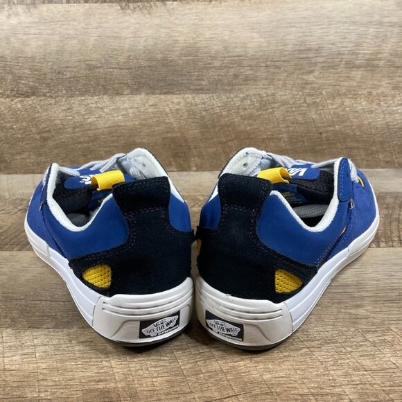 VANS Skate Mixxa Navy Blue Grey White Suede Mesh Mens 8.5 Womens 10 NEW - Picture 5 of 9